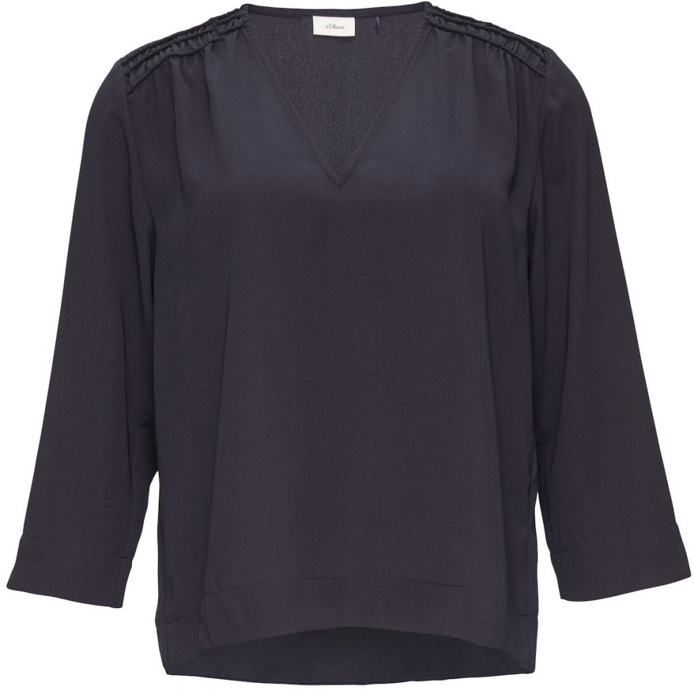 s.Oliver BLACK LABEL Blúzka  námornícka modrá