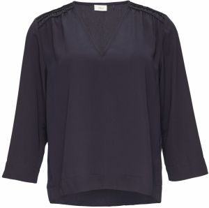 s.Oliver BLACK LABEL Blúzka  námornícka modrá