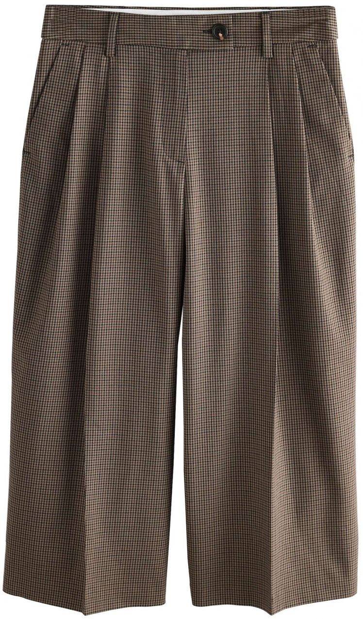 Next Nohavice s pukmi  hnedá / svetlohnedá