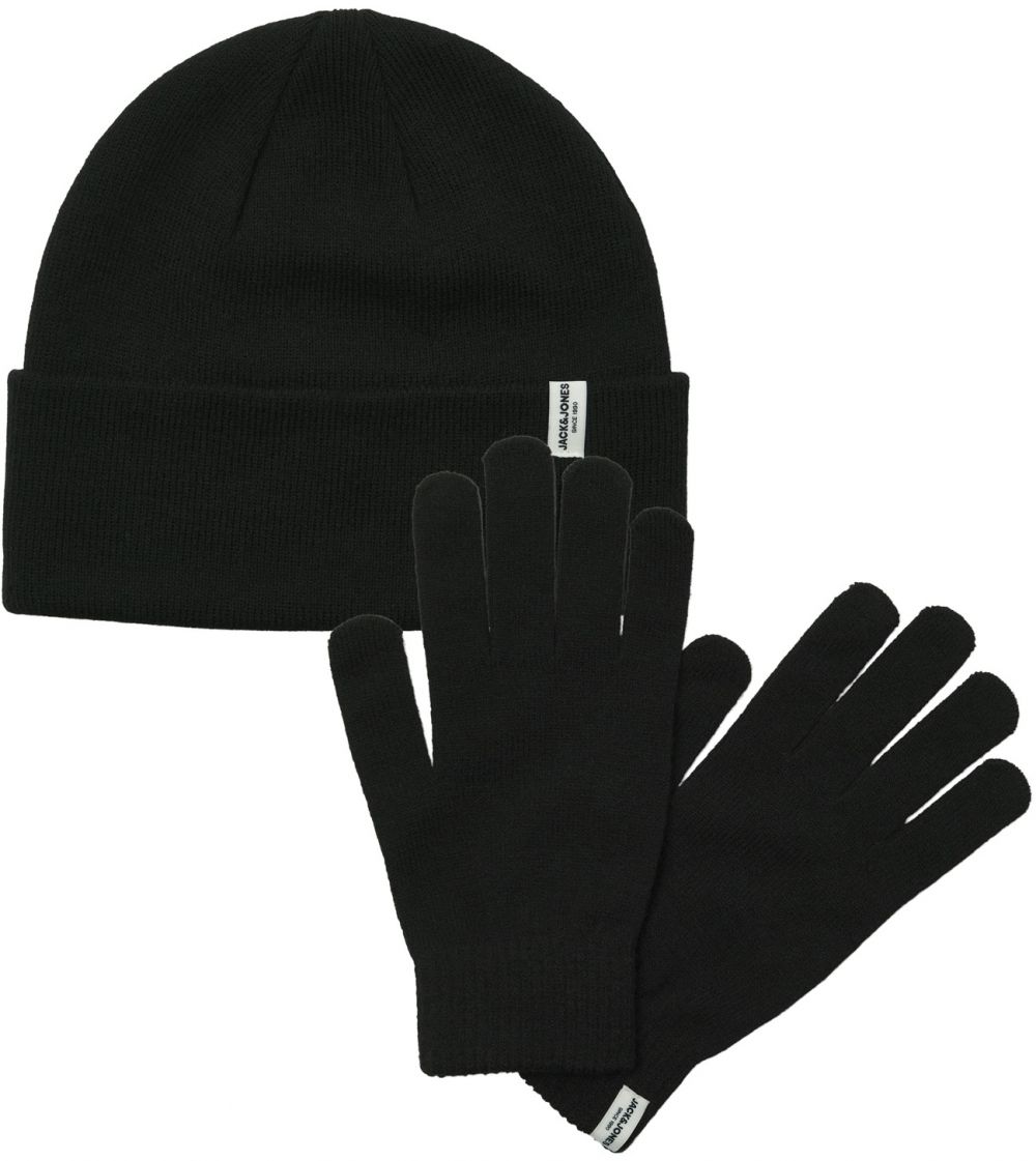 JACK & JONES Čiapky 'JACCOOPER'  čierna