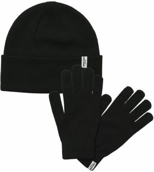 JACK & JONES Čiapky 'JACCOOPER'  čierna