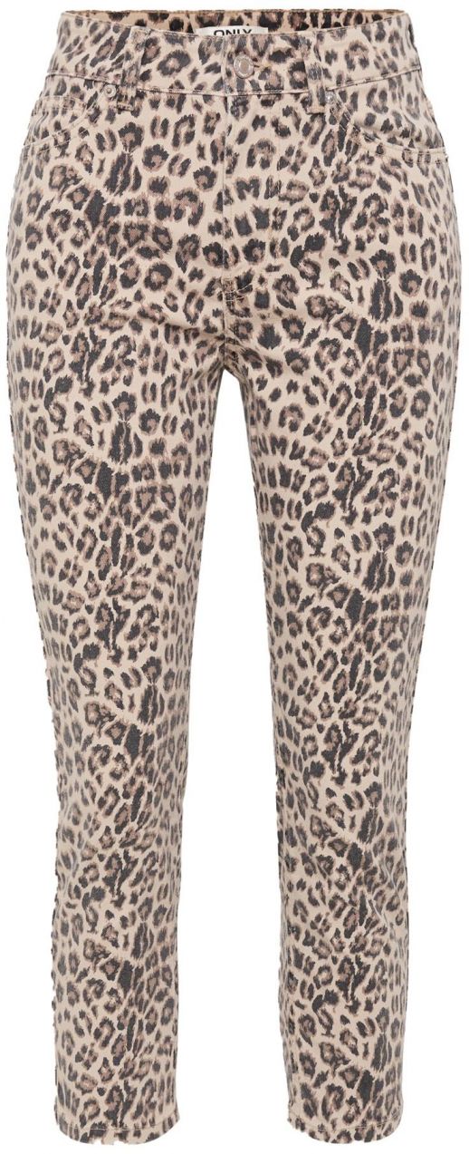 Only Petite Nohavice  krémová / farba ťavej srsti / čierna