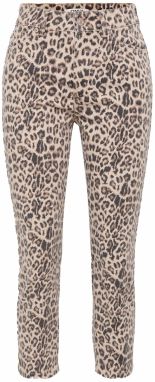 Only Petite Nohavice  krémová / farba ťavej srsti / čierna