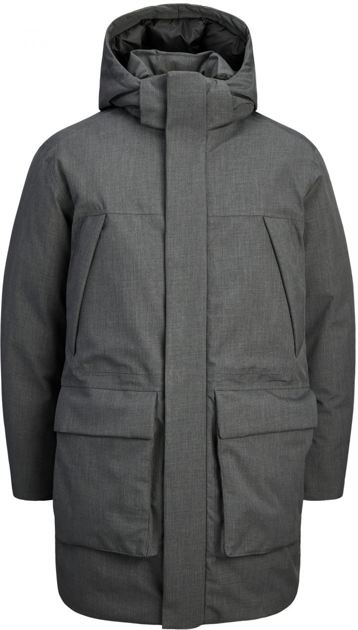Jack & Jones Premium Prechodná parka 'JPRMoon'  tmavosivá