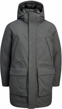 Jack & Jones Premium Prechodná parka 'JPRMoon'  tmavosivá