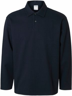 SELECTED Tričko 'SLHHENRY'  tmavomodrá