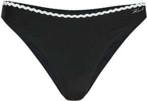 Karl Lagerfeld Bikinové nohavičky 'Scallop'  čierna / biela