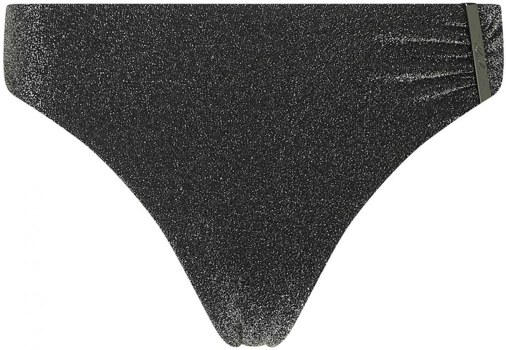 Karl Lagerfeld Bikinové nohavičky 'Metalic'  čierna