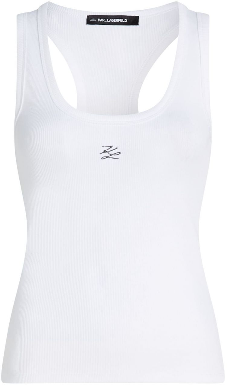 Karl Lagerfeld Top  čierna / biela
