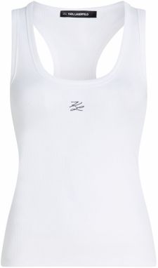 Karl Lagerfeld Top  čierna / biela