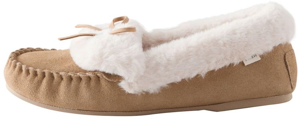 Next Mokasíny  hnedá / biela