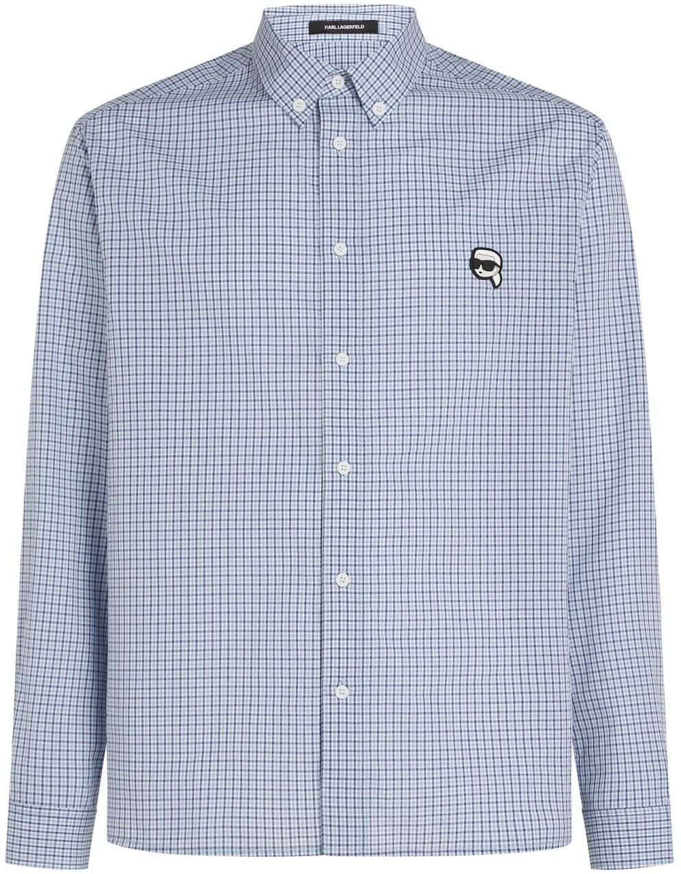 Karl Lagerfeld Košeľa  modrá / svetlomodrá