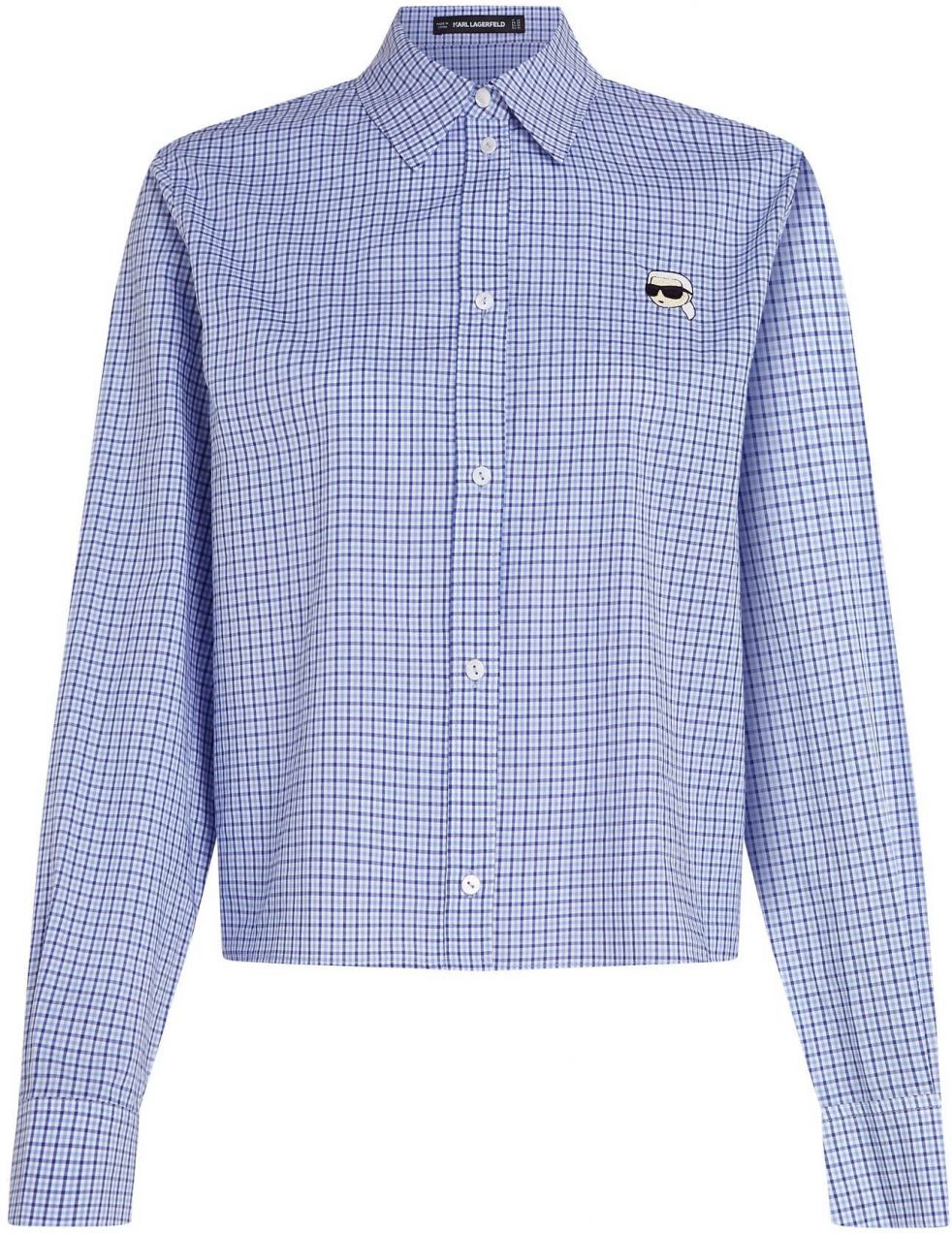 Karl Lagerfeld Blúzka 'Ikon'  námornícka modrá / svetlomodrá / biela