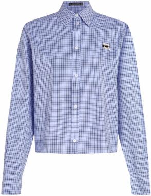 Karl Lagerfeld Blúzka 'Ikon'  námornícka modrá / svetlomodrá / biela