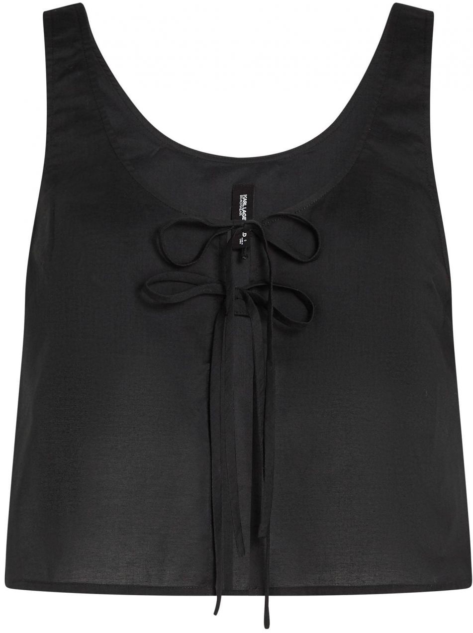 Karl Lagerfeld Top  čierna