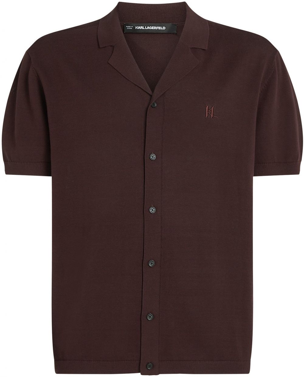 Karl Lagerfeld Kardigán  tmavohnedá