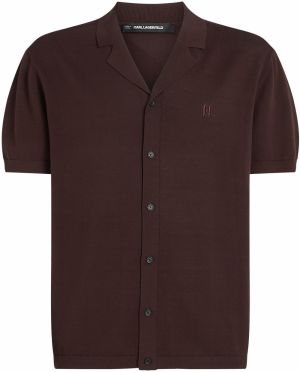 Karl Lagerfeld Kardigán  tmavohnedá