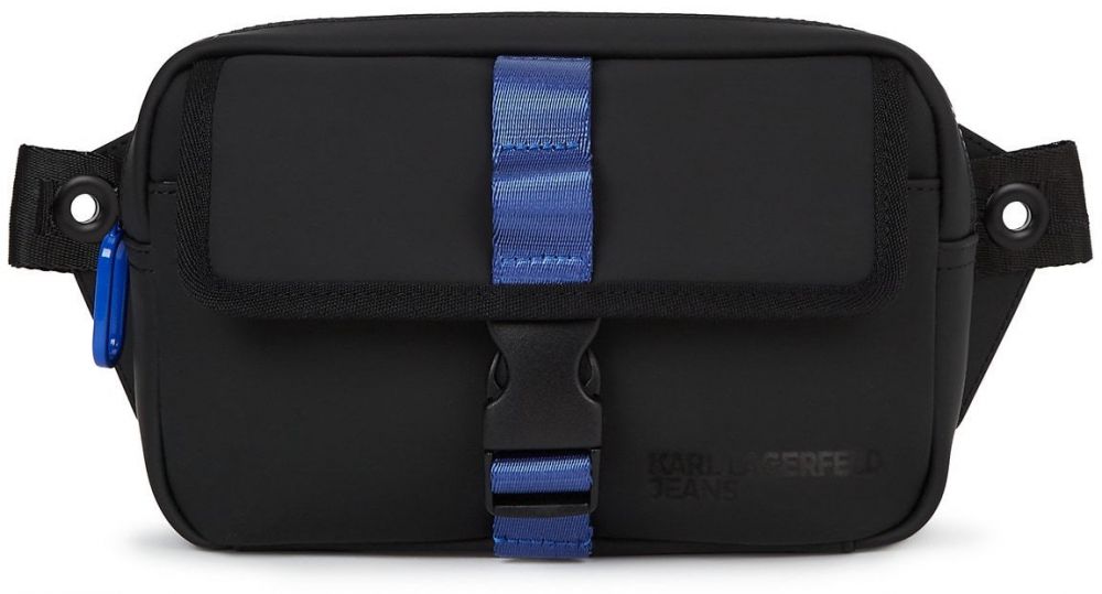 KARL LAGERFELD JEANS Ľadvinka  zafírová / čierna