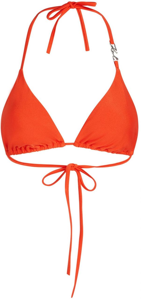 Karl Lagerfeld Bikinový top  oranžová