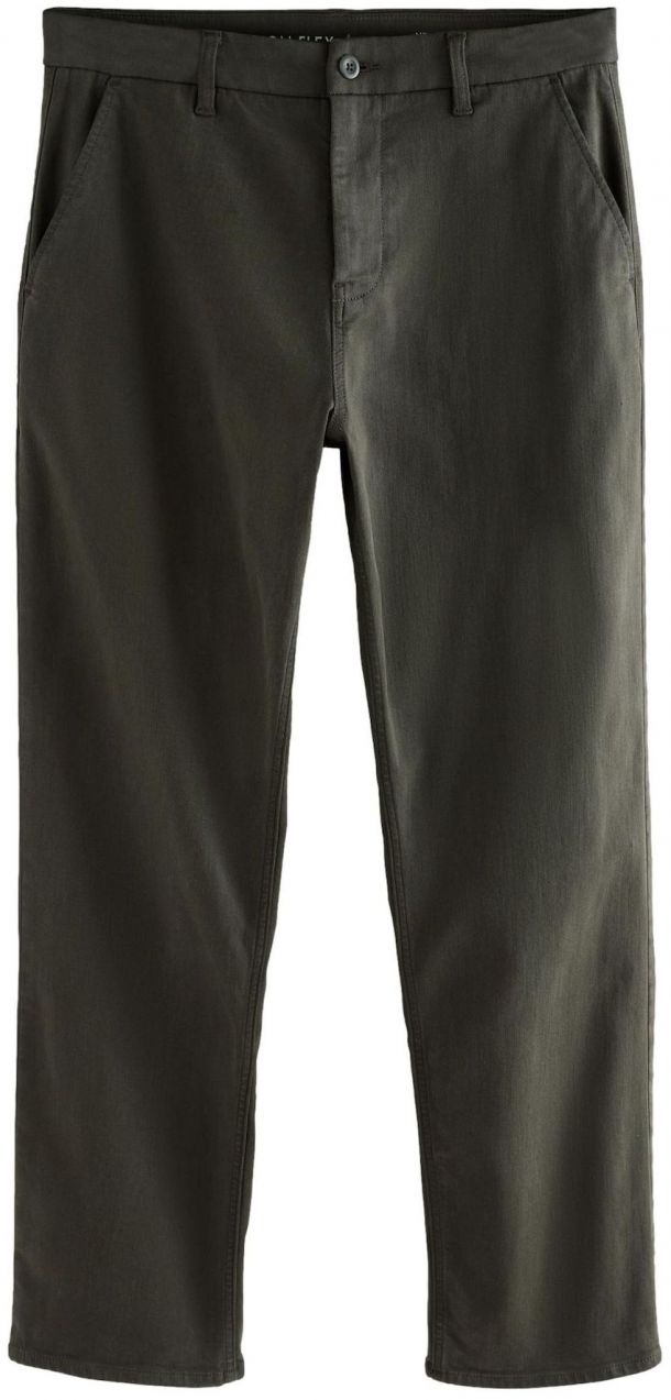 Next Chino nohavice 'Motionflex'  tmavozelená