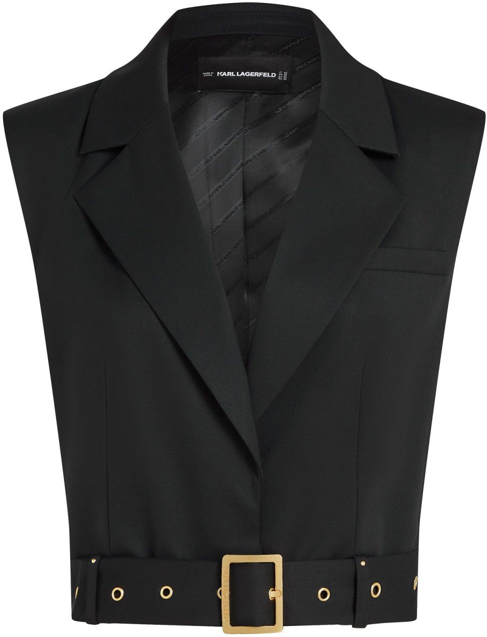 Karl Lagerfeld Vesta k obleku 'DNA'  čierna