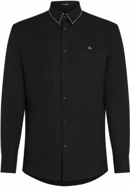 Karl Lagerfeld Košeľa 'Dna'  čierna