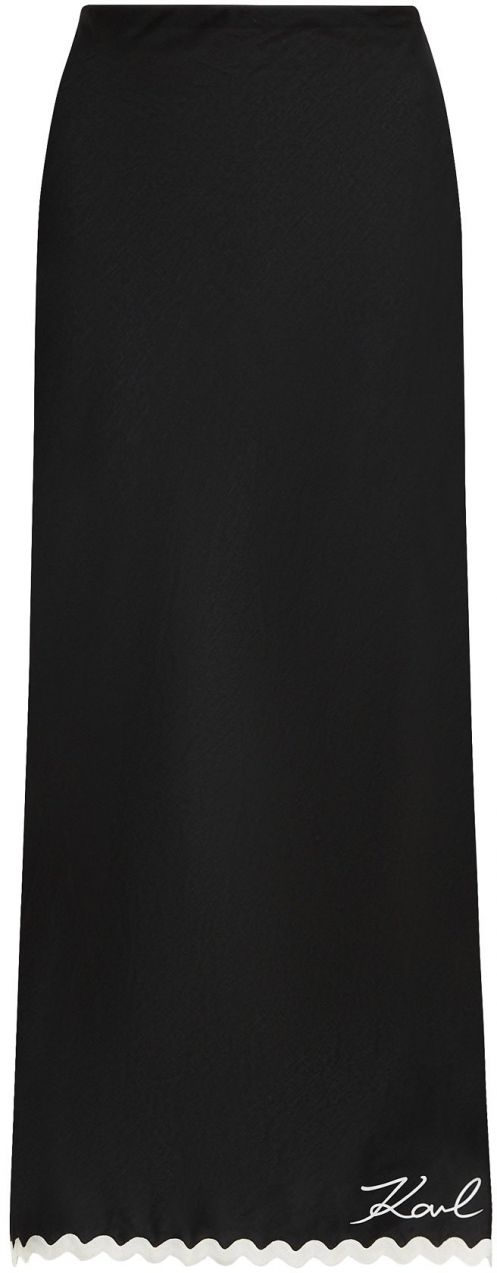 Karl Lagerfeld Sukňa  čierna / biela