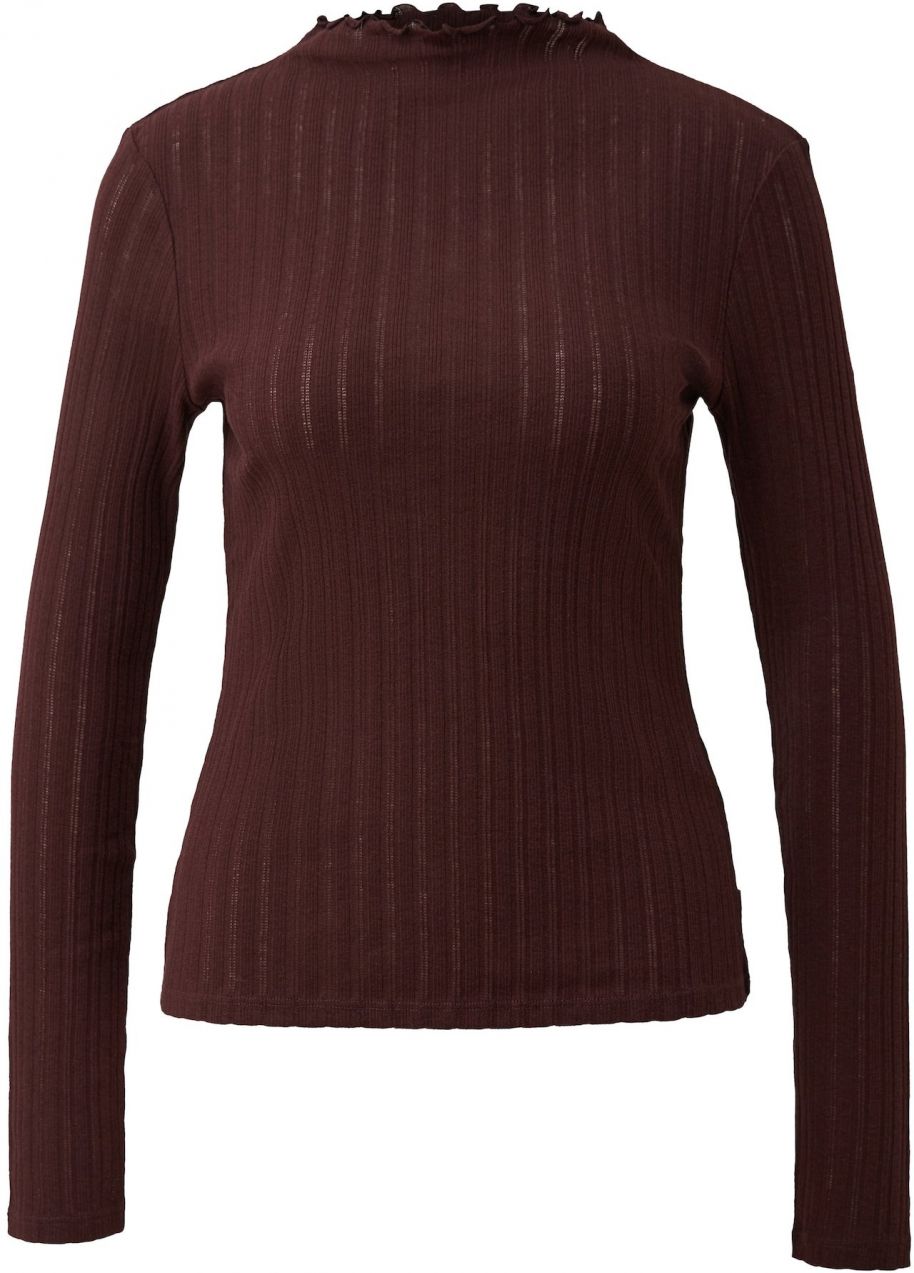 QS Tričko  bordová