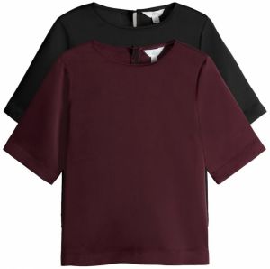 The Set Blúzka  burgundská / čierna