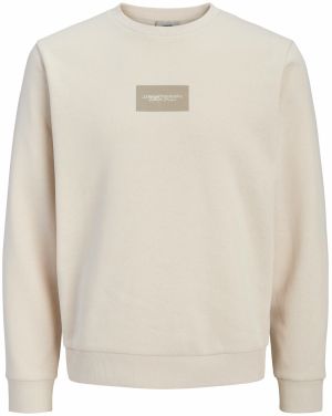 JJ Rebel Mikina 'JREBDUKE'  krémová / tmavobéžová