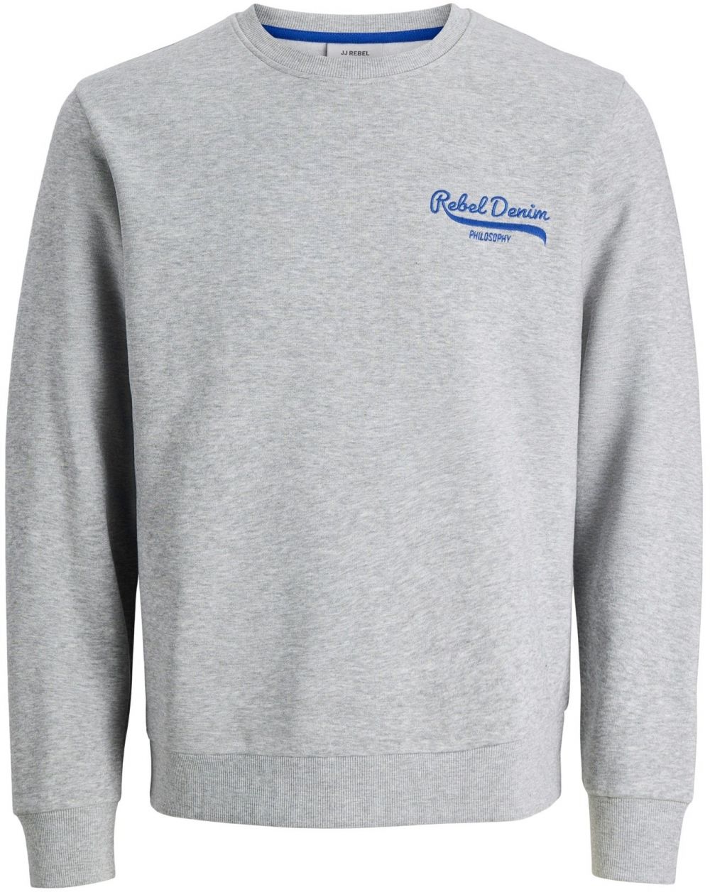 JJ Rebel Mikina 'JREBKIM'  námornícka modrá / sivá melírovaná