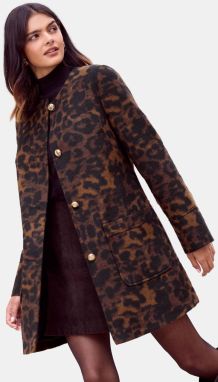Friends Like These Prechodný kabát 'Dolly'  hnedá / tmavohnedá