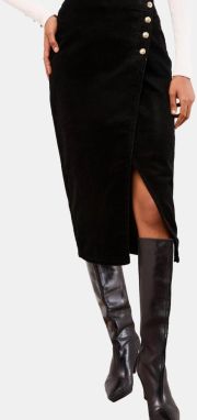 Lipsy Sukňa  čierna