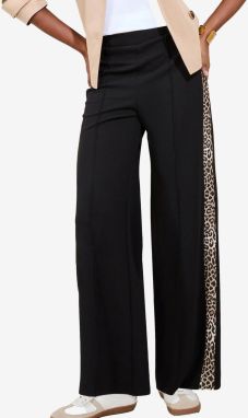 Lipsy Nohavice  nebielená / svetlobéžová / čierna