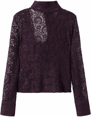 MANGO Blúzka 'Xgrace'  tmavofialová