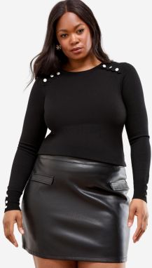 Lipsy Sveter  čierna