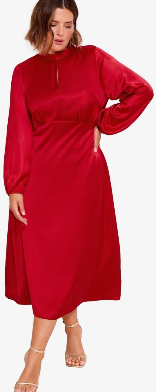 Friends Like These Kokteilové šaty  červená