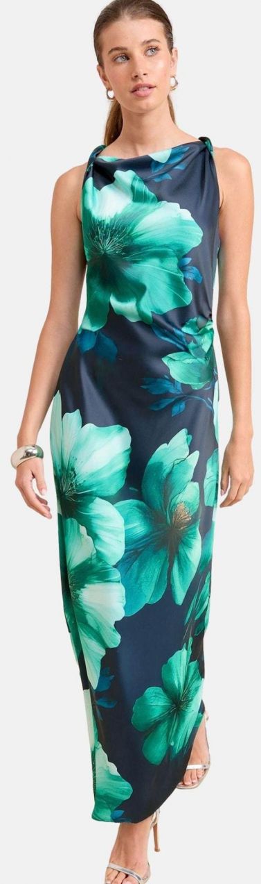 Friends Like These Šaty  modrá / modrozelená / tmavomodrá / petrolejová