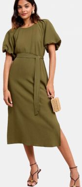 Friends Like These Šaty  olivová