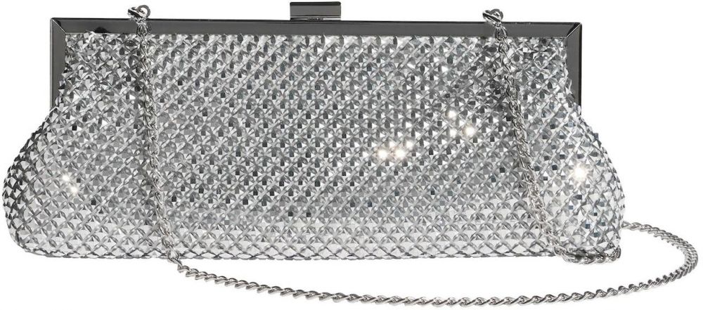 Friends Like These Listová kabelka  strieborná