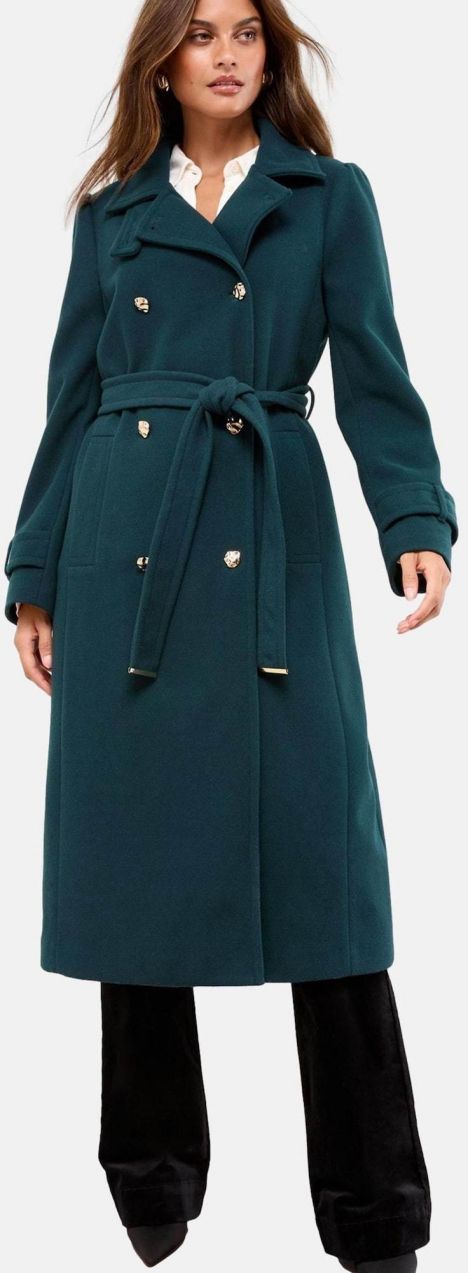 Lipsy Prechodný kabát  petrolejová