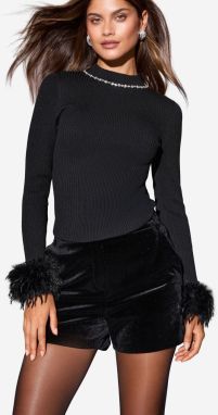 Lipsy Sveter  čierna