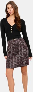 Lipsy Šaty  fialová / čierna