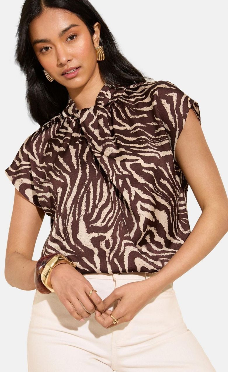 Friends Like These Blúzka  béžová / čierna