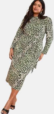Friends Like These Šaty  zelená / čierna / biela
