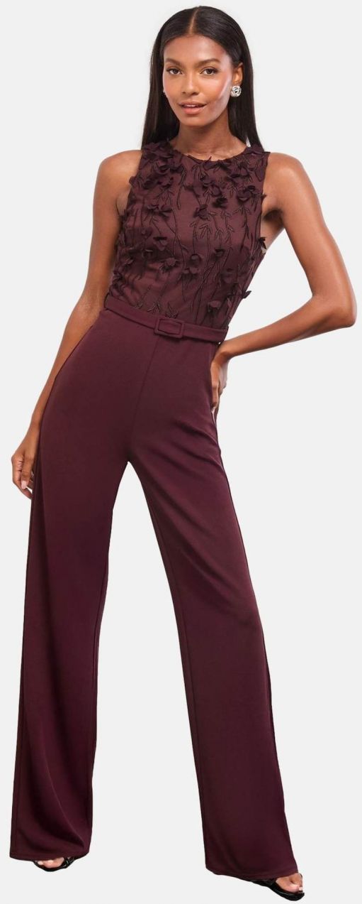 Lipsy Overal  burgundská