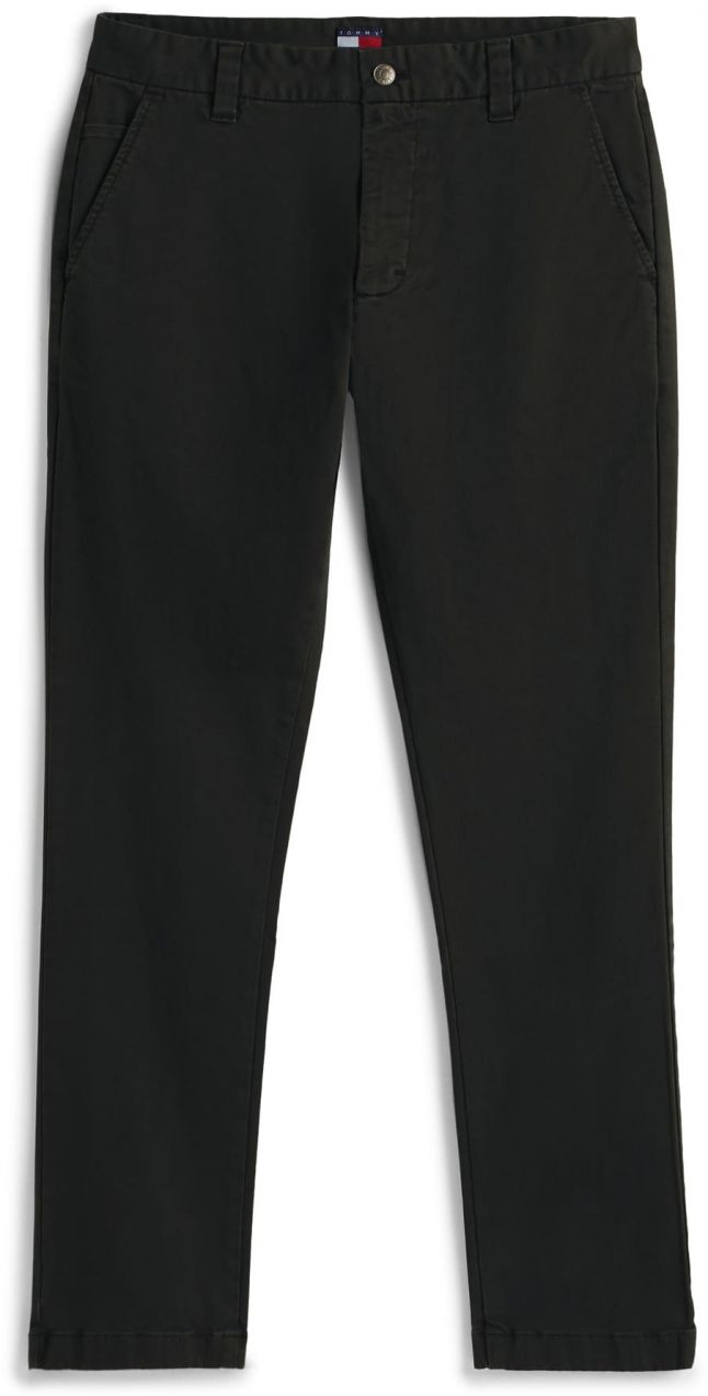 Tommy Jeans Chino nohavice 'SCANTON'  čierna