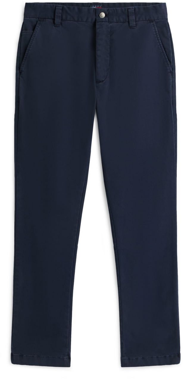 Tommy Jeans Chino nohavice 'SCANTON'  námornícka modrá