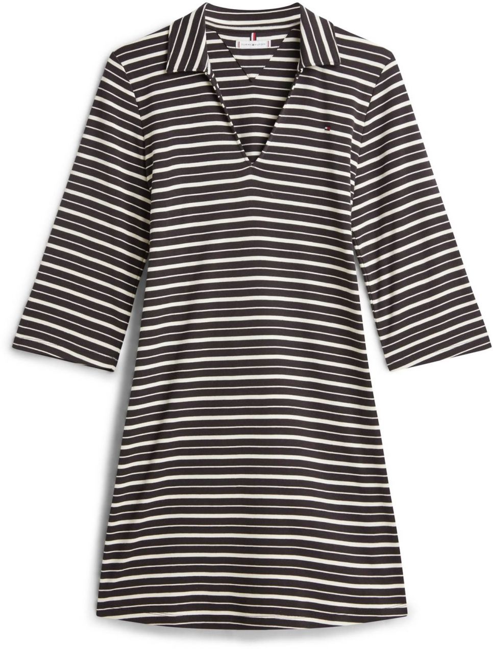 TOMMY HILFIGER Šaty 'MODERN CODY'  čierna / biela