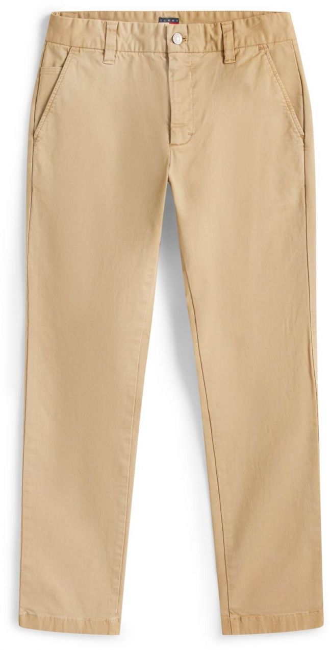 Tommy Jeans Chino nohavice 'SCANTON'  piesková